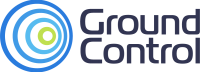 Ground Control logo - colour blue text